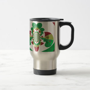 I Heart Flag - Love Ethiopia Red Golden Green Ki Travel Mug
