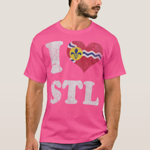 I Heart Flag of St Louis Missouri T-Shirt