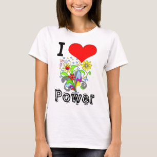 I Heart Flower Power T-Shirt