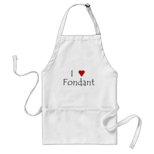I Heart Fondant Apron
