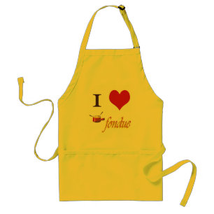i heart fondue standard apron