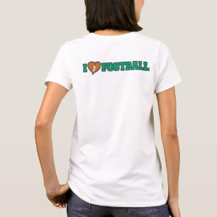 I heart Football love T-Shirt