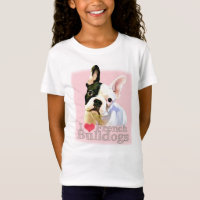I Heart French Bulldogs T-Shirt