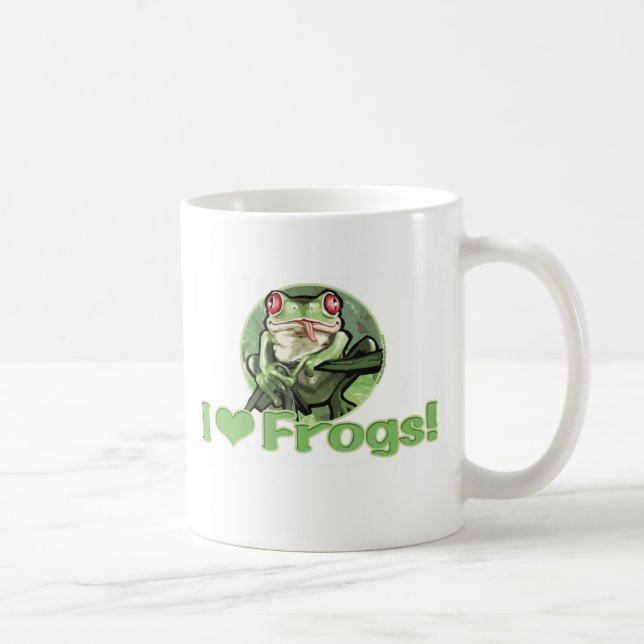 I Heart Frogs Mug (Right)