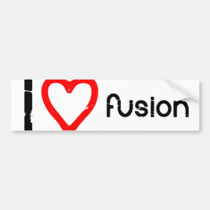 I Heart Fusion Bumper Sticker
