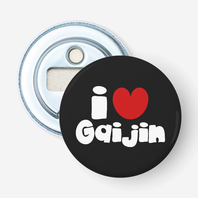 i heart Gaijin Bottle Opener (Front)