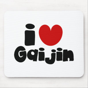 i heart Gaijin Mouse Pad