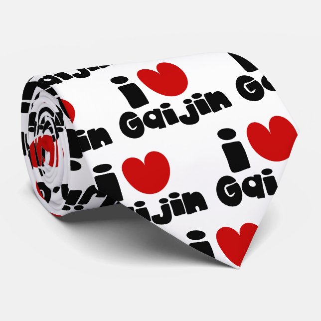 i heart Gaijin Tie (Rolled)