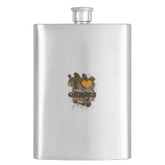 I Heart Gators Hip Flask