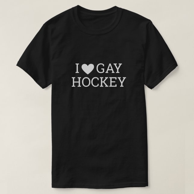 I HEART GAY HOCKEY - heated rivalry Classic T-Shirt (Design Front)