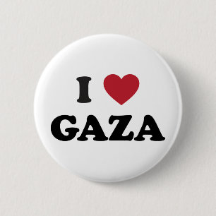 I Heart Gaza Palestinian 6 Cm Round Badge
