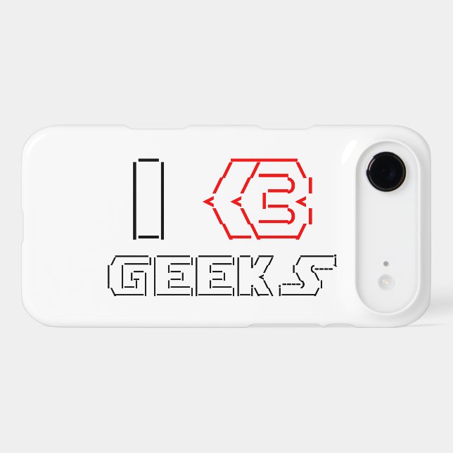 I Heart Geeks ASCII ART (Back (Horizontal))