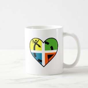 I Heart Geocaching Funny Mug