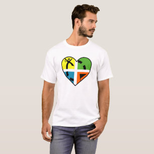 I Heart Geocaching Funny Tshirt