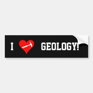 I Heart Geology! Bumper Sticker
