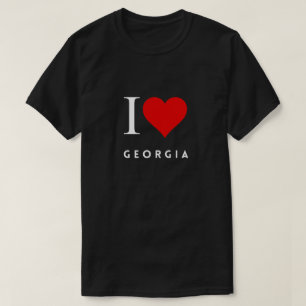 I Heart Georgia blk Mens T-Shirt