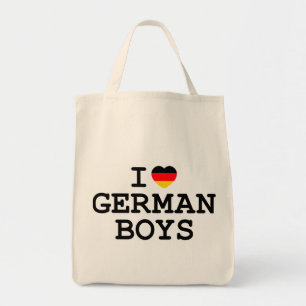 I Heart German Boys Tote Bag