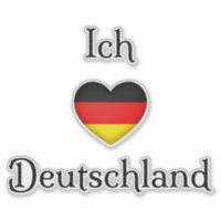 "I heart Germany" "Ich Liebe Deutschland" German