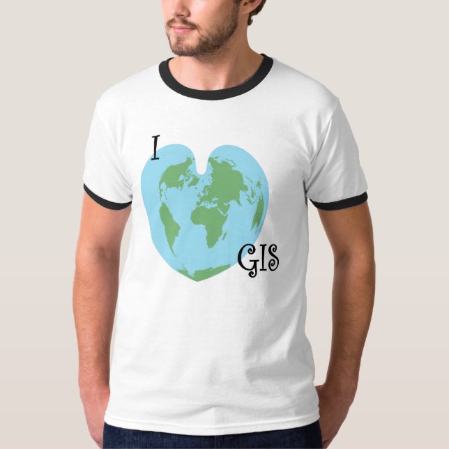 I heart GIS T-Shirt (Front)