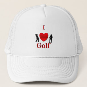 I Heart Golf Trucker Hat
