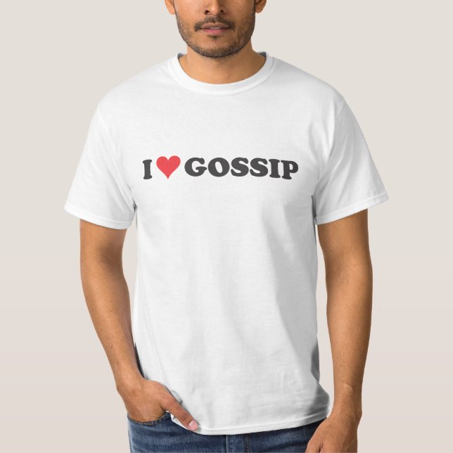 I Heart Gossip (long) T-Shirt (Front)