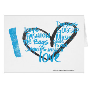 I Heart Graffiti Aqua