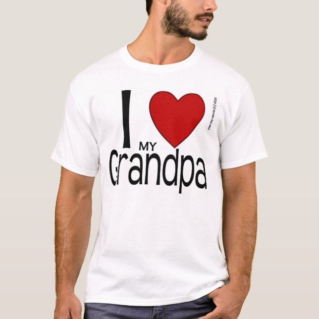 I Heart Grandpa Shirt (Front)