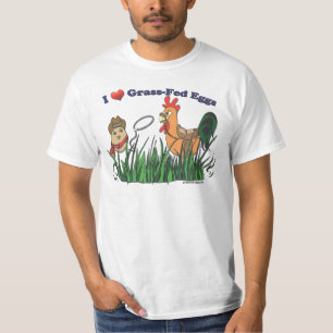 I Heart Grass-Fed Eggs T-Shirt