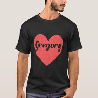 I Heart Gregory - First Names And Hearts I Love Gr T-Shirt