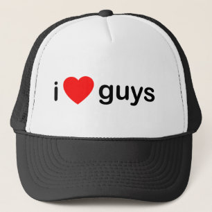 I Heart Guys - Love Men Boys Trucker Hat