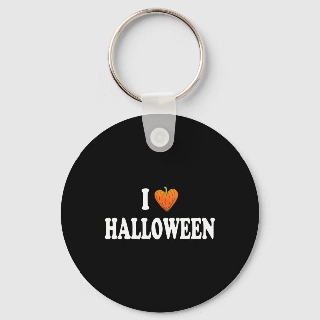 I Heart Halloween Costume  Key Ring (Front)