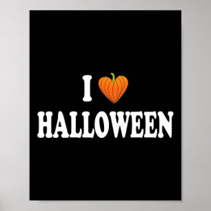 I Heart Halloween Costume  Poster