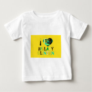 I Heart Hillary Clinton: Graffiti Expression Art Baby T-Shirt