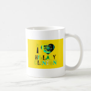 I Heart Hillary Clinton: Graffiti Expression Art Coffee Mug