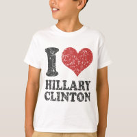 I heart Hillary Clinton Retro