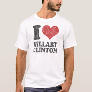 I heart Hillary Clinton Retro T-Shirt