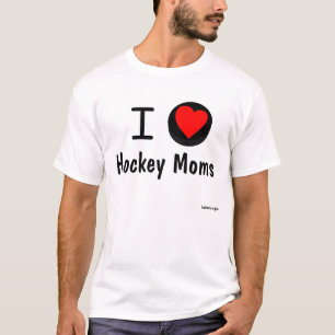 I Heart Hockey Moms T-Shirt