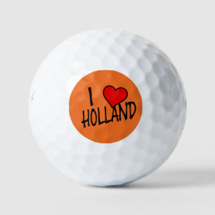 I Heart Holland bk on or be6 gbcnt Golf Balls