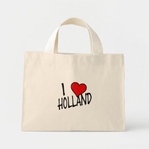 I Heart Holland bk ttt Mini Tote Bag