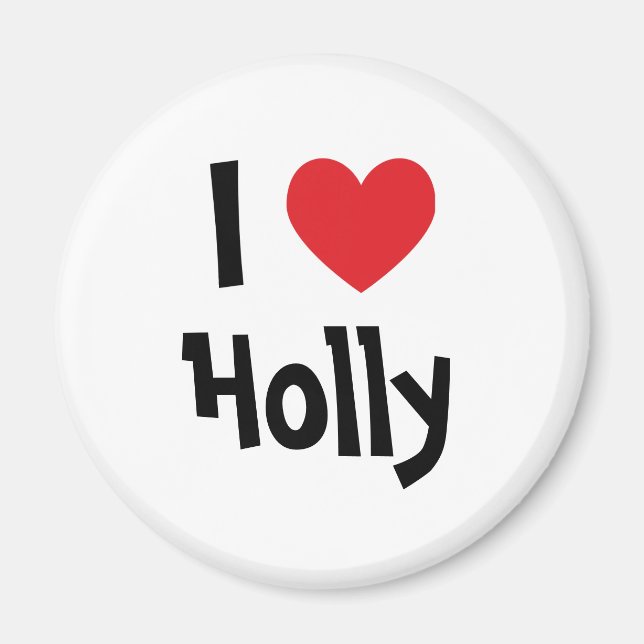 I Heart Holly Magnet (Front)