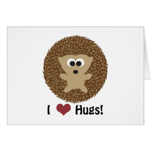 I Heart Hugs hedgehog