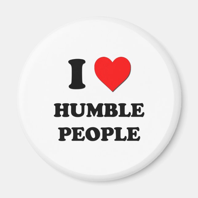 I Heart Humble People Magnet (Front)
