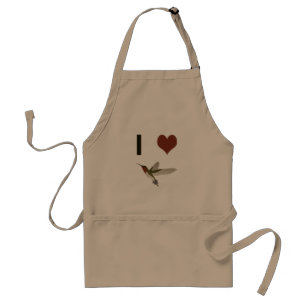 I heart Hummingbirds Standard Apron