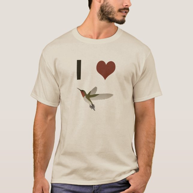 I heart Hummingbirds T-Shirt (Front)