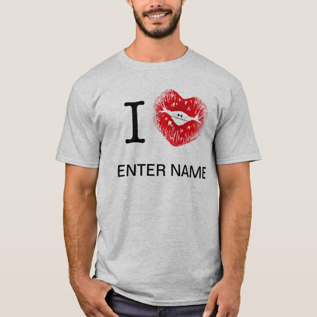 I_HEART_____ (insert name) T-Shirt (Front)