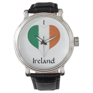 I Heart Ireland Irish Tricolour Flag Watch