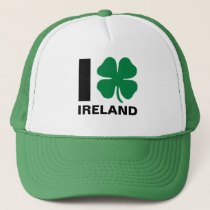 I [heart] Ireland - Shamrock Trucker Hat