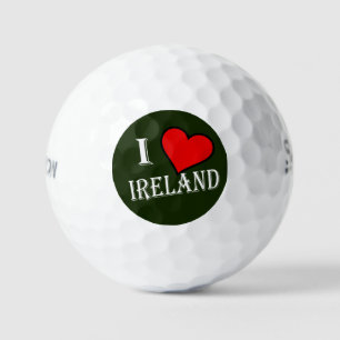 I Heart Ireland wt ssf gbcnt Golf Balls