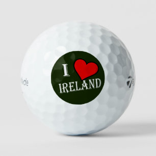 I Heart Ireland wt tmtp5 gbcnt Golf Balls
