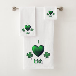 I Heart Irish Bath Towel Set